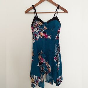 Band of Gypsies Floral Bustier Dress Size Medium